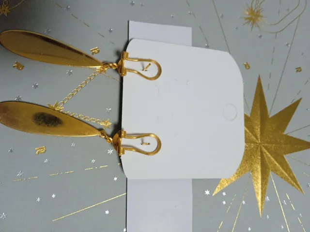 Pendientes Yuyi Beige y Dorados