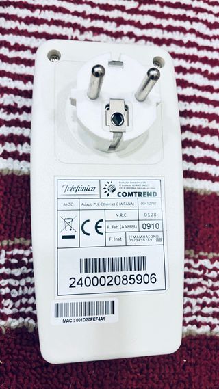 Adaptador PLC Ethernet Telefonica