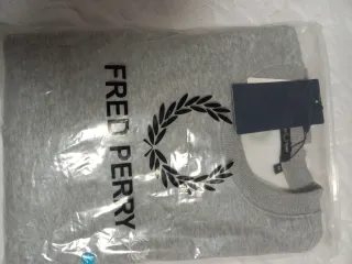 Jersey Fred Perry Gris Talla M