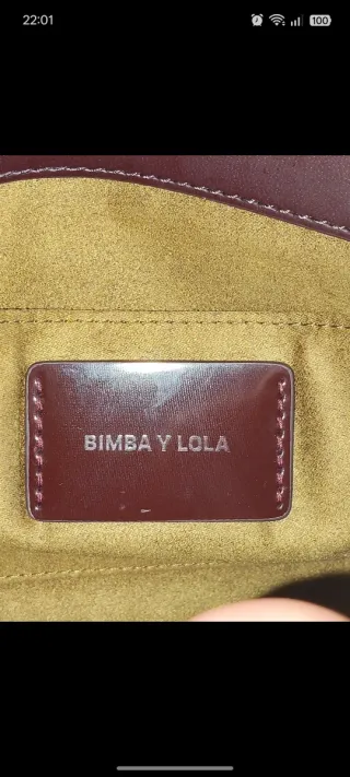 Bolso de mano Bimba y Lola marrón