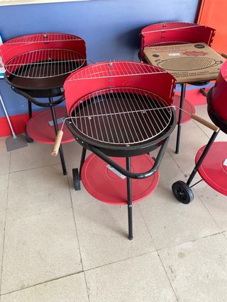 Barbacoa Redonda 50cm con Ruedas