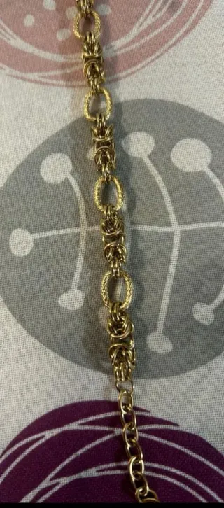 Bracciale donna in acciaio inossidabile dorato