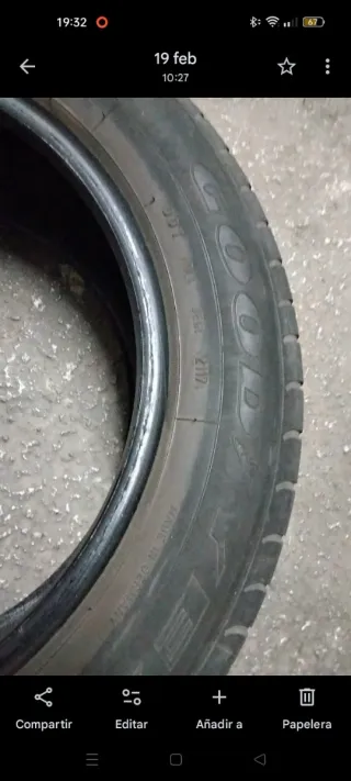 Neumático coche 195/60/R16 89h