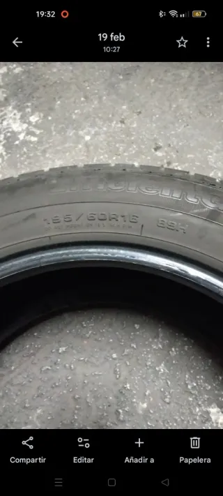 Neumático coche 195/60/R16 89h