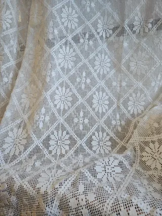 Colcha vintage encaje 220x235cm