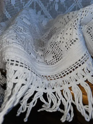 Colcha vintage encaje 220x235cm