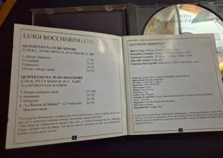 CD "Quintetti per chitarra "Luigi Boccherini 1992