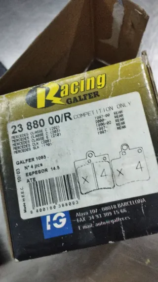 Pastillas mercedes SLK r170