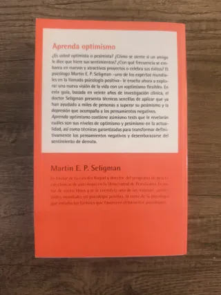 Aprenda optimismo - Seligman libro