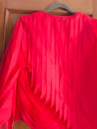 Chaqueta Zara Organza Naranja Talla S!!