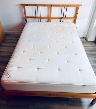 Estructura Cama IKEA y colchón Sultán de 140