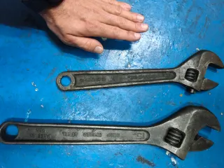 2 Llaves Inglesas Vintage Ajustables
