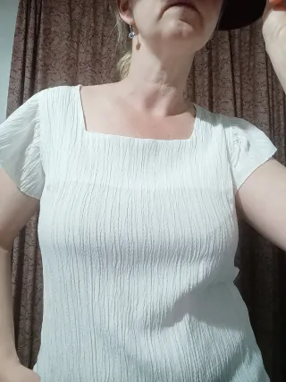 Camiseta blanca manga corta