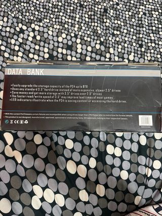 Carcasa Disco Duro PS4 Data Bank
