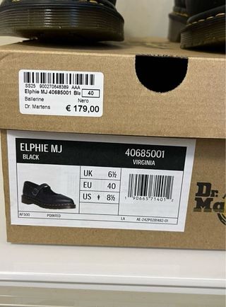 Ballerine Dr. Martens Pelle Nere Tg 40