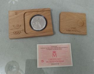 Estuche Plata Olimpiadas Barcelona '92