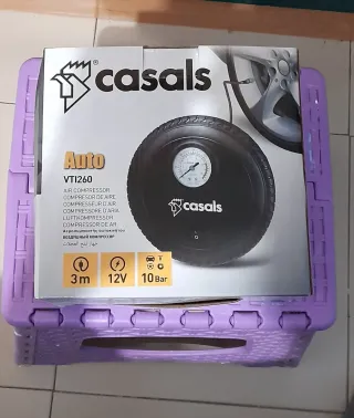 Casals VT1260 Inflador de Ruedas Coche