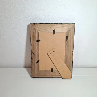 Cornice portafoto mosaico nero e oro