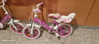 Bicicletas Niña Moradas con Ruedines