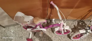 Bicicletas Niña Moradas con Ruedines