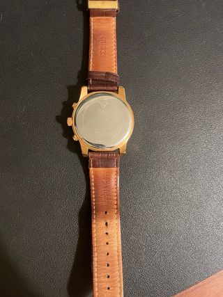 Reloj Guess Dorado y Marrón Hombre