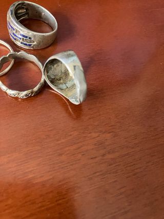 Lote 5 Anillos Plata