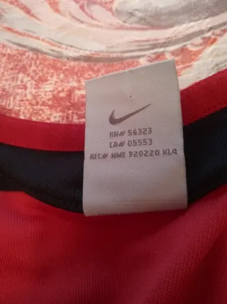 Camiseta futbol VINTAGE Nike Talla M