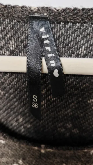 Vestido mini mujer Boho S Marrón