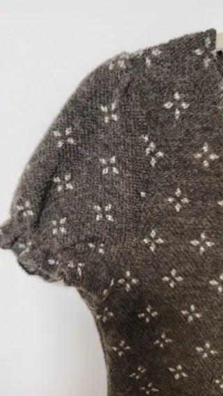 Vestido mini mujer Boho S Marrón