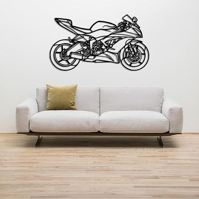 Cuadro Kawasaki Ninja Madera 80x45