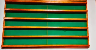 Estantería madera y tela colecciones