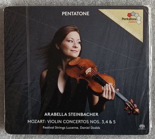SACD MOZART-Conciertos violín 3,4,5-A.STEINBACHER