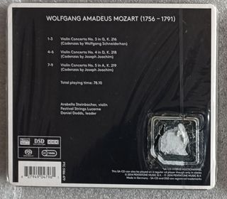 SACD MOZART-Conciertos violín 3,4,5-A.STEINBACHER