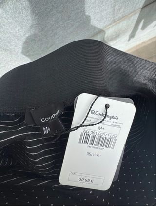 Pantalón Couchel Negro con Puntos Blancos