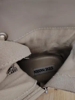 Stivaletti Steve Madden NY90 Beige Tg 40