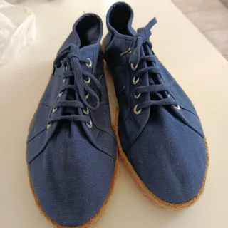 Scarpe blu corda