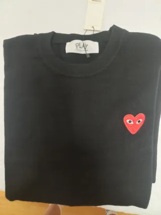 Jersey Comme des Garçons PLAY Corazón Rojo Talla M