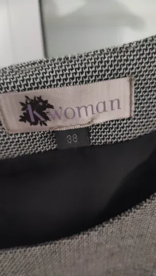 Vestido gris mujer - talla 38