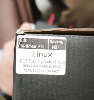 Pantalla CarPlay AndroidAuto BMW NBT Linux