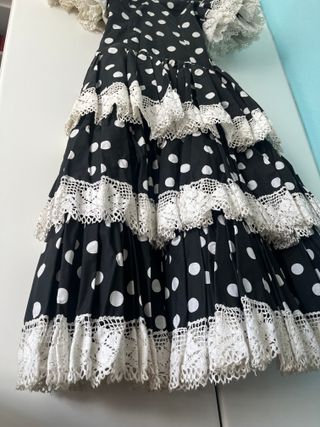Vestido de flamenca de lunares