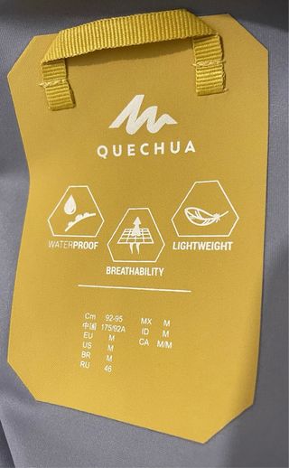 Chaqueta impermeable Quechua estilo Gore-Tex