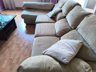 Sofá modular beige 3+2 plazas