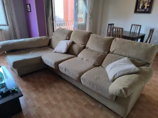 Sofá modular beige 3+2 plazas