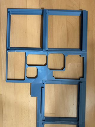 Panel Airbus imprimido 3d para cockpit tamano real