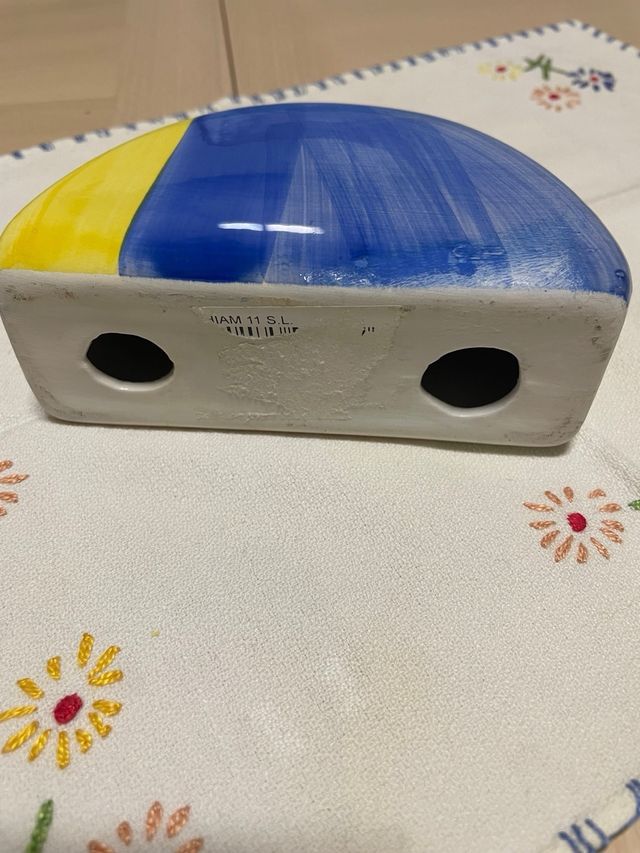 Servilletero de cerámica