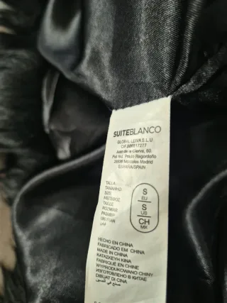 Chaquetón pelo SuiteBlanco Talla S