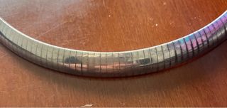 Cadena de plata estilo Omega