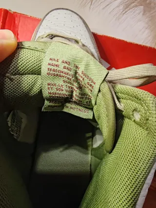 Nike Dunk High Beige/Rosso Tg 38.5