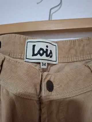 Pantalón de pana Lois beige