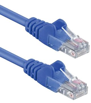 180 Cavi Rete CCA Cat.6 Blu UTP 1m
